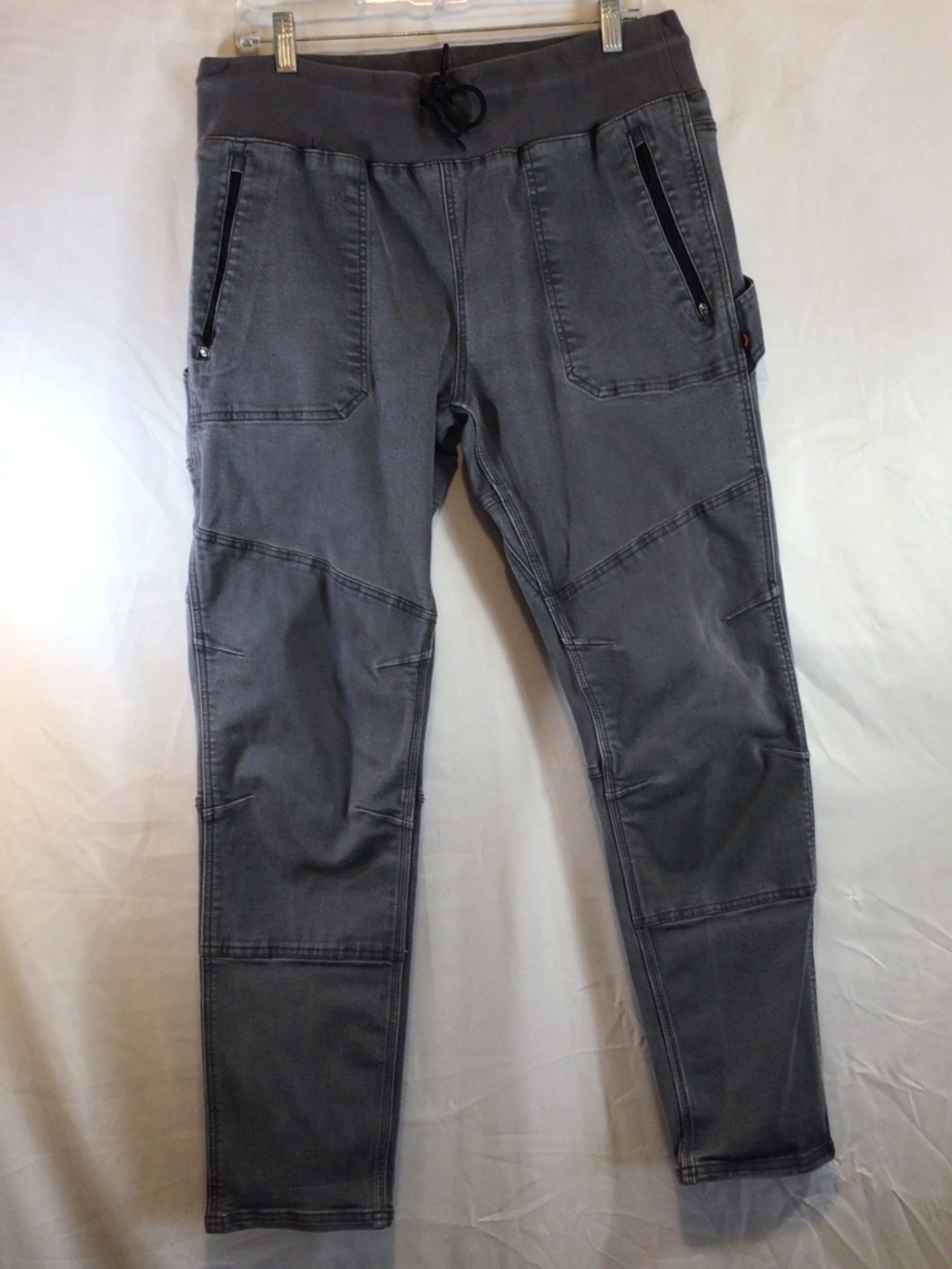 Dovetail Women Workwear Jeans Size 18/20 Gray Utility Work Carpenter Gorpcore